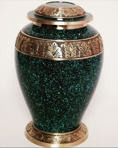 Urna Funeraria de Metal para Adultos con Tubo de Dispersión y Función de Florero de Mesa para Cenizas Humanas, Decoración Personalizada para el Hogar - Product Image 4