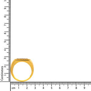 Bague pour homme Myriad Diamond, luxe, or jaune 18 carats, grappe de diamants ronds, 10 pierres, large bande de diamants - Product Image 4