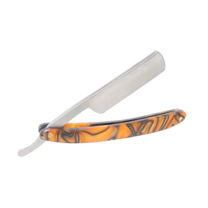 Heavy Duty Men's Stainless Steel Wood Handle <b>Straight</b> Shaving <b>Razors</b> for Face & Barber Shop Use - Product Image 1