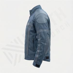 Veste de moto en cuir véritable pour homme de qualité supérieure, nouvelle arrivée, vestes de moto d'hiver, protections amovibles, personnalisables - Product Image 3