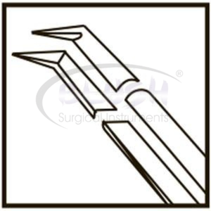 Pinzas de Capsulorrexis Anguladas con Marcas, Incisión de 1.8mm, Instrumento Oftálmico de Acero Inoxidable de Blush Surgical - Product Image 6