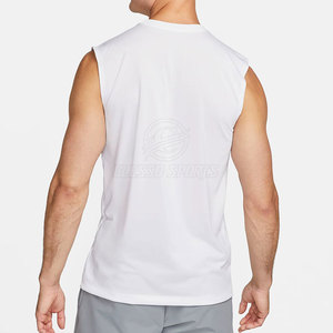 Chemises sans manches pour hommes, décontractées, pour la gym, le fitness, la musculation, l'été, en coton, pour l'entraînement - Product Image 3