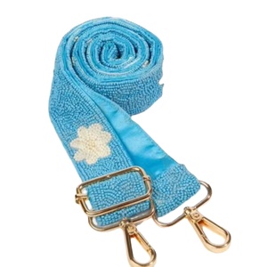 Sangles de sac à perles de rocaille réglables Fleurs Accessoires de mode avec forme personnalisée et sangle de sac à main perlée Design - Product Image 1