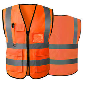 Chaleco de Seguridad Impermeable de Alta Visibilidad ANSI Clase 2 al Mejor Precio, con Logotipo Personalizado para Trabajos de Construcción - Product Image 1