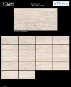 Azulejos de Porcelana GVT PGVT con Aspecto de Mármol y Piedra de 300x600 mm (30x60 cm / 12x24 Pulgadas), Azulejos de Pared con Efecto Mármol Moderno de 12x24 Pulgadas para Baño - Product Image 6