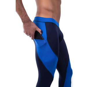 <b>Men's</b> Gym <b>Compression</b> Leggings Four Way Stretch Quick Dry Workout Training Running Fitness Sports Performance Base Layer - Product Image 3