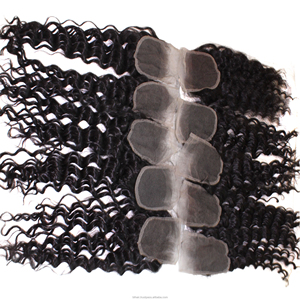 High Quality 100% Human <b>Hair</b> Wigs Curly Lace Closure Hand Tied 4*4 5*5 for Lace Frontal Closure Straight <b>Body</b> Wavey Curly - Product Image 3