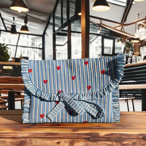 Sac de protection matelassé léger pour ordinateur portable MacBook, motif cœur adorable, tendance, cadeau de Saint-Valentin pour femme, vente en gros - Product Image 4