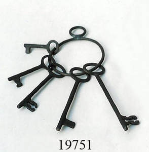 Lote de Llaves de Hierro / Llaves de Cárcel / Llaves Medievales - Product Image 3