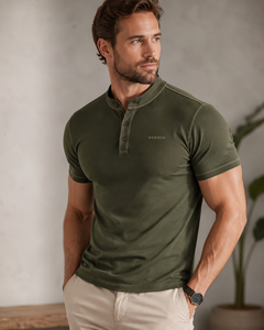 Camiseta Webson para Hombre, Negra, Manga Corta, Tejida en Poliéster/Algodón, con Estampado por Transferencia de Calor, Color Sólido, Transpirable, Estilo Casual Elegante - Product Image 3
