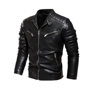 Veste en cuir véritable sur mesure pour hommes et femmes |   Vêtements d'extérieur classiques pour motards - Product Image 4