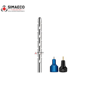 Cánula de Succión General de 60cc con Conector Toomey, Acero Inoxidable Alemán, Acabado Pulido Espejo y Satinado, Clase I, Reutilizable - Product Image 2