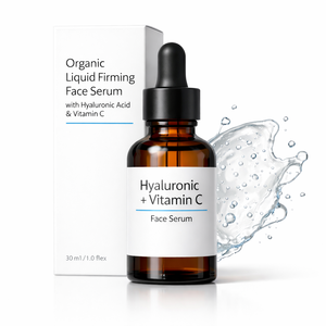 Nuevo Sérum Facial Orgánico Reafirmante, Antiarrugas y Antienvejecimiento con Ácido Hialurónico y Vitamina C, Hidratante, Marca Privada OEM ODM - Product Image 1