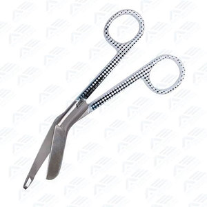 Ciseaux à tissu et à pansements de qualité supérieure pour usage chirurgical, instruments médicaux durables, ciseaux de coupe en acier inoxydable de haute qualité 235 mm - Product Image 4