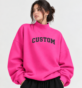 เสื้อสเวตเชิ้ตคอเต่าแบบสวมหัว ไซส์พลัส สไตล์ลำลอง เป็นมิตรกับสิ่งแวดล้อม สีสันปรับแต่งได้ตามต้องการ สำหรับฤดูหนาว ที่ต้องการความทนทานสูง - Product Image 1