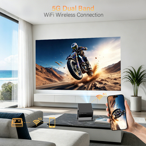 Projecteur de <span class=keywords><strong>cinéma</strong></span> C26C, best-seller, projecteur à mise au point automatique, projecteur de films personnalisé, 4k, Android intelligent, fabricant OEM, vente en gros - Product Image 5