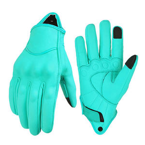 Guantes de Motociclismo de Protección al por Mayor con Superficie Antideslizante en la Palma y Soporte Flexible para la Muñeca para Uso en Pistas de Competición - Product Image 1