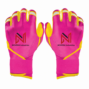 <b>Baseball</b> Batting <b>Gloves</b> Durable Leather Palm Grip <b>Gloves</b> Exporter Worldwide Shipping Service - Product Image 1