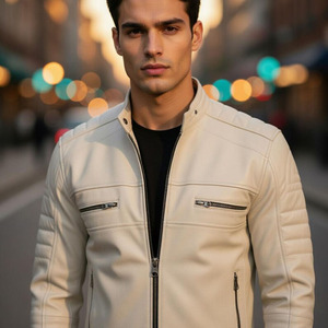 Chaquetas Bomber de Cuero Genuino Comfortex International al por Mayor para Hombre, Precio Bajo, con Forro de Piel de Oveja, Tallas Grandes, Transpirables - Product Image 4