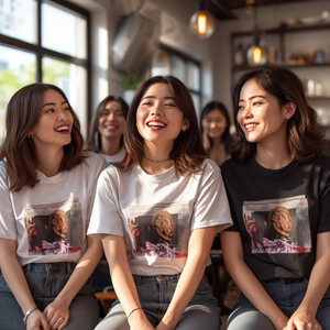 T-shirt unisexe à manches courtes avec imprimé graphique mignon, coupe classique, en coton confortable pour un usage quotidien, offre en gros OEM - Product Image 3