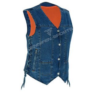 Chaleco Vaquero para Mujer de Alta Calidad, Superventas, Precio Económico, 100% Tela Vaquera, Lavado Ácido, Transpirable, Ecológico, Casual, Personalizable - Product Image 2