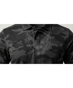 Camiseta de Camuflaje de Algodón y Poliéster para Hombre, Tendencia 2026, Venta al Por Mayor, Logotipo Frontal, Transpirable, Estilo Golf Casual, Servicio OEM - Product Image 4