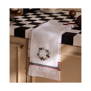 Sovergin Special Embroidered Tea <b>Towel</b> 100% Cotton <b>Kitchen</b> Dish Cloth Decorative Fringe <b>Hand</b> <b>Towel</b> Wholesale OEM Manufacturer - Product Image 4