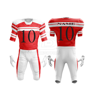 Vêtements de sport, uniforme de football américain, coupe flexible, uniforme de football américain confortable à porter, uniforme de football américain - Product Image 3