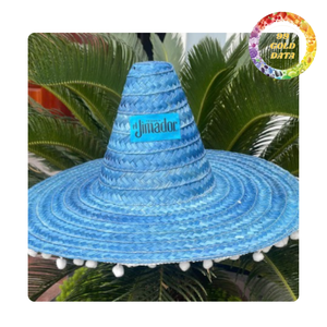 Handcrafted Mexican Straw Hat Wide Brim <b>Sombrero</b> Panama Style Unisex Four Seasons Summer Hat for Beach Party and Holiday - Product Image 6