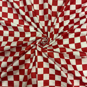 Tissu en coton cambriqué multicolore imprimé à l'écran, léger et écologique, pour rideaux et housses, pour garçons - Product Image 1