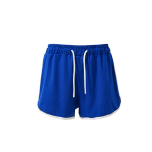 Shorts Bermuda Asimétricos de Cintura Media para Mujer, con Logotipo Personalizado, Antiarrugas, 100% Algodón, Elásticos, Estilo Deportivo de Verano - Product Image 1