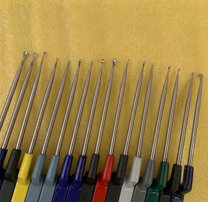 Juego de 16 Curetas Cervicales Tipo Bayoneta, Instrumentos de Cirugía de Columna Vertebral, Acero Inoxidable Alemán de Alta Calidad, Duraderos, Reutilizables y Autoclavables - Product Image 2