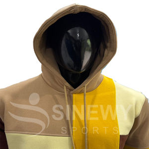 Sudaderas con Capucha Lisas de Algodón Oversize, de Gran Gramaje, Tipo Pullover, Unisex, Tallas Grandes, al por Mayor - Product Image 4