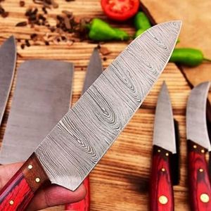 Custom Modern Chefs <b>Knives</b> <b>Set</b> for Kitchen Meal Preparation with <b>Sharp</b> Blades for Slicing Chopping Dicing and General Cooking - Product Image 3