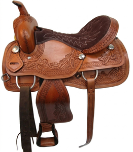 High Quality Wholesale Price Latest Portable Western Riding Horse Saddle Indian <b>Harness</b> <b>Leather</b> Durable Western Horse Ridding - Product Image 1