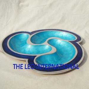 Cuenco Decorativo Japonés de Aluminio, Forma Redonda, Acabado Antiguo en Latón, Diseño de Pájaro en Vuelo, Estilo Moderno, Gran Venta - Product Image 3