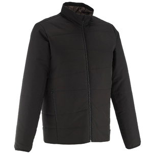 Customizable Stand Collar Patchwork Puffer <b>Jackets</b> for <b>Men</b> Winter Casual Embroidered Zipper Front - Product Image 2