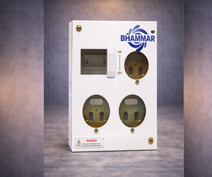 Boîtier de distribution industriel en métal 2 prises + disjoncteur DP, modèle KK46 OMDMS 20/2 Amp, utilisation extérieure et intérieure, Gujarat Bulk - Product Image 3
