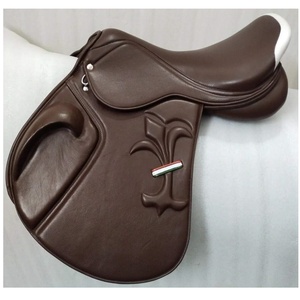 2025 vente en gros cheval selle en cuir souple anglais selle en cuir véritable vente chaude de l'exportateur indien pour l'équitation - Product Image 1