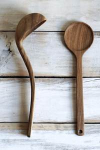 Wood Wave Premium Customized Stirring Spoon Salad Server Set with <b>Serving</b> Spoon <b>Tongs</b> Eco-Friendly Dishwasher Safe Uttar Pradesh - Product Image 1