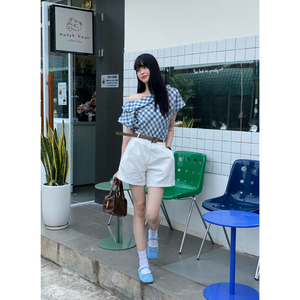 Good Price Women Shorts Many Colors High Waist Breathable 100% Cotton Private Label Made in Vietnam Manufacturer Free Sample - Product Image 1