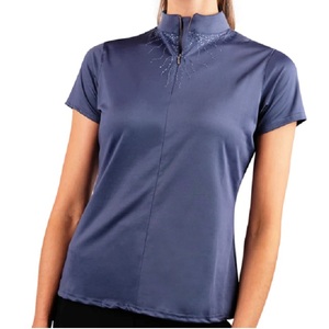 Chemise de compétition équestre de haute qualité, extensible dans 4 directions, en tissu technique doux au toucher, idéale pour la compétition et les spectacles. - Product Image 2