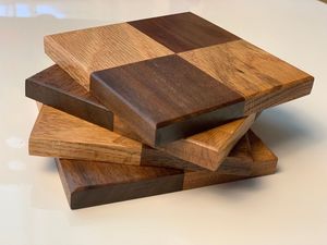 Export Quality Wooden Drink Coasters Mat Heat Resistant <b>Table</b> <b>Protection</b> for Dining <b>Table</b> Office Cafe Bar In Bulk Quantity - Product Image 3