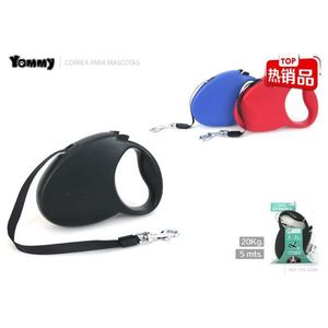 Laisse télescopique pour animaux Yommy, 5 mètres, capacité 20 kg, laisse rétractable pour chien - Product Image 1