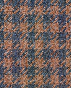 Chemise décontractée pour homme, coupe slim, manches longues, boutonnée, en coton, motif pied-de-poule marron et bleu, qualité supérieure, élégante. - Product Image 5