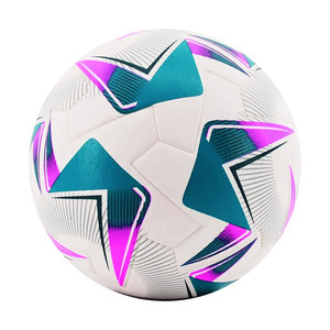 New High Quality Customized Logo PU <b>Leather</b> Soccer Ball Classic Style Size 5 <b>Footballs</b> Durable for Training - Product Image 3