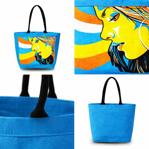 Best Quality Canvas Fabric <b>Ladies</b> Beach Tote <b>Bag</b> Rope Trending Colors Durable Jute Material Reusable Grocery Custom <b>Shopping</b> - Product Image 3