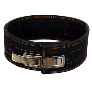 High Quality Leather Lever <b>Belt</b> with Heavy Duty Lever Buckle for Professional Powerlifting Gym Workout OEM Manufacturer - Product Image 4