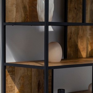 Estante Vandana Altis Aston con Dos Cajones, Mueble de Almacenamiento Moderno de Madera Maciza - Product Image 2