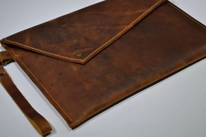 Funda de Piel Auténtica de Alta Calidad con Logotipo Personalizado para Laptop MacBook Air Pro de 13 Pulgadas LS-0299 - Product Image 3